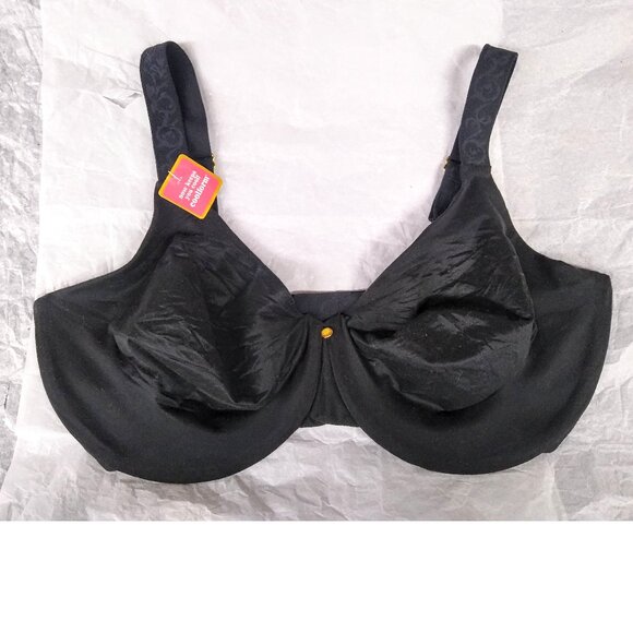 Maidenform Black Lilyette CoolForm Minimizer Underwire Bra (40DD) - Picture 1 of 2